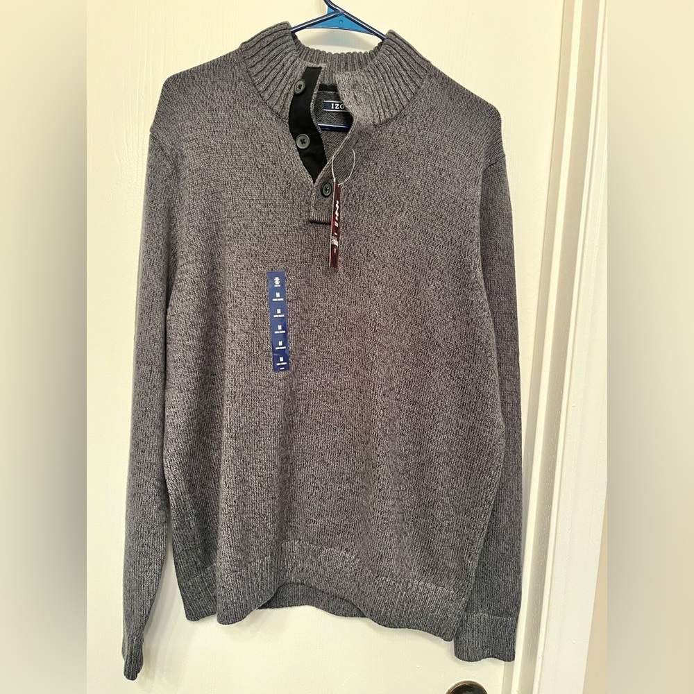 Men’s Quarter Button Sweater